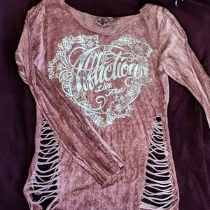 Affliction long sleeve shirt